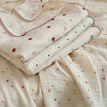 Newborn Baby Blanket For Boys Girls Baby Swaddle Wrap Floral Infant Receiving Blanket Bedding Crib Quilt Baby Stuff 100cm