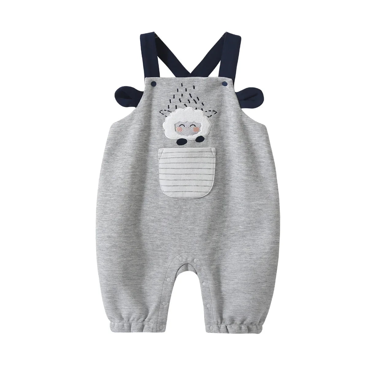 2025 Newborn Baby Boys Pants Bodysuits Girls Cute Suspender Rompers Kids Clothing Toddler Bodysuit Jumpsuit Bottoms 0-24 Months