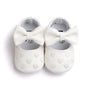 Meckior Baby Shoes Newborn Infant Boy Girl First Walker PU Sofe Sole Princess Bowknot Fringe Toddler Baby Crib Shoes Casual