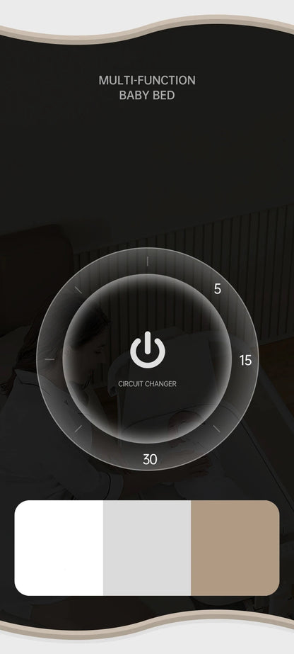 Folding cribs Baby bed Switch large bed Multifunctional infants and young children to move new baby bed