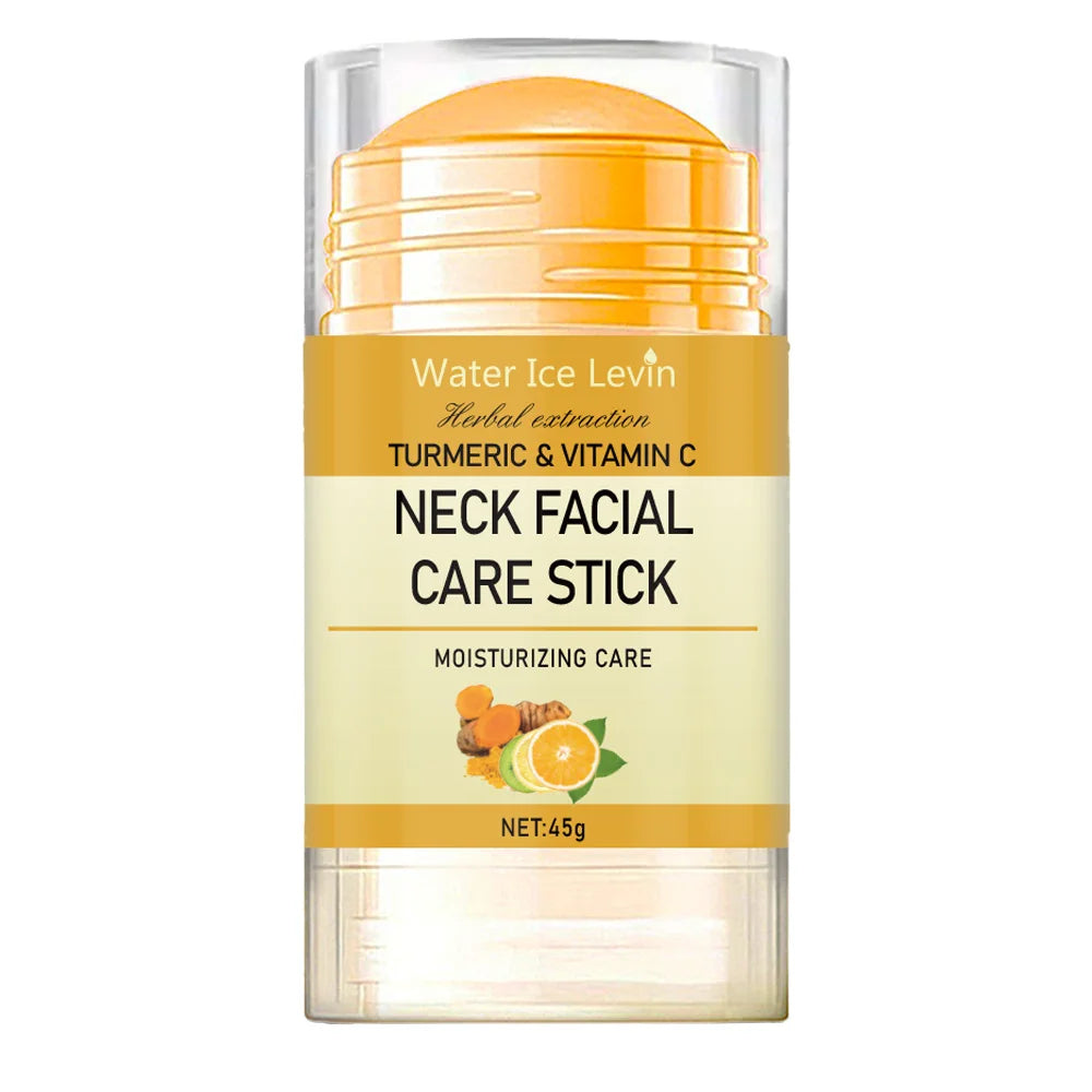Turmeric & Vitamin C Neck Facia  Care Wrinkle Lines Lifting Whitening Tighten Double Chin Anti-age Rejuvenation Skin Care Product