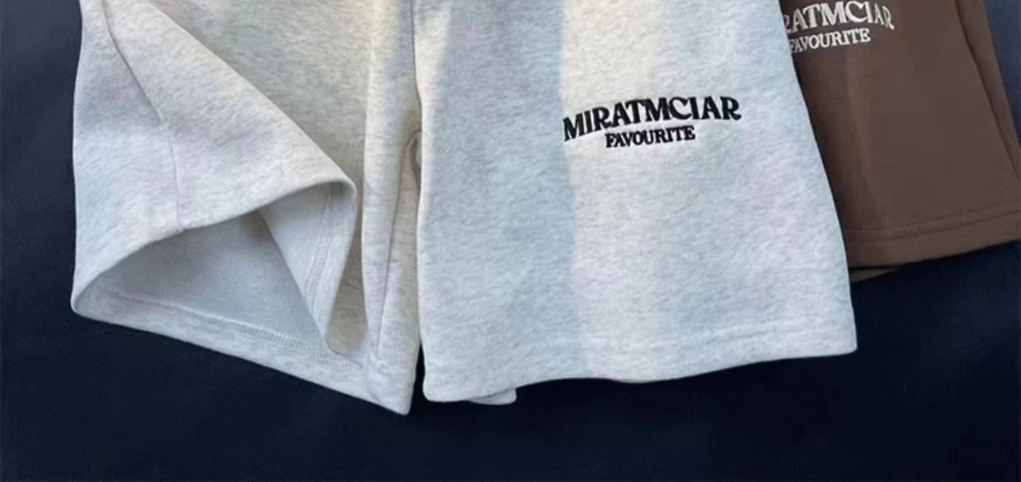 Summer New Leisure Fashion Sports Shorts Street Man Fashion Minimalist Sports Beach Pants Letter Embroidered Cotton Shorts