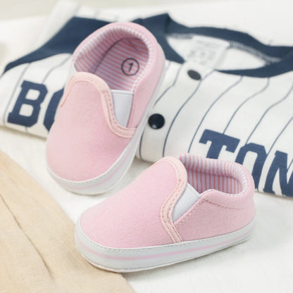 Newborns Shallow Infant Toddler Cute Shoes Baby Boy Girl Sneakers Anti-Slip Soft Flat First Walker Shoes