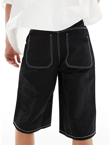 Men Denim Shorts Zipper Button Closure Summer Casual Shorts with Pockets Male Trendy Fashion Short Jeans for Streetwear Y2K 00s