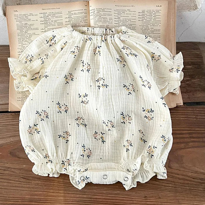 Korean Style Children Clothing Set Short Sleeved Cotton Printed T-Shirt+ Shorts Newborn Baby Girls Clothing Suit For Summer