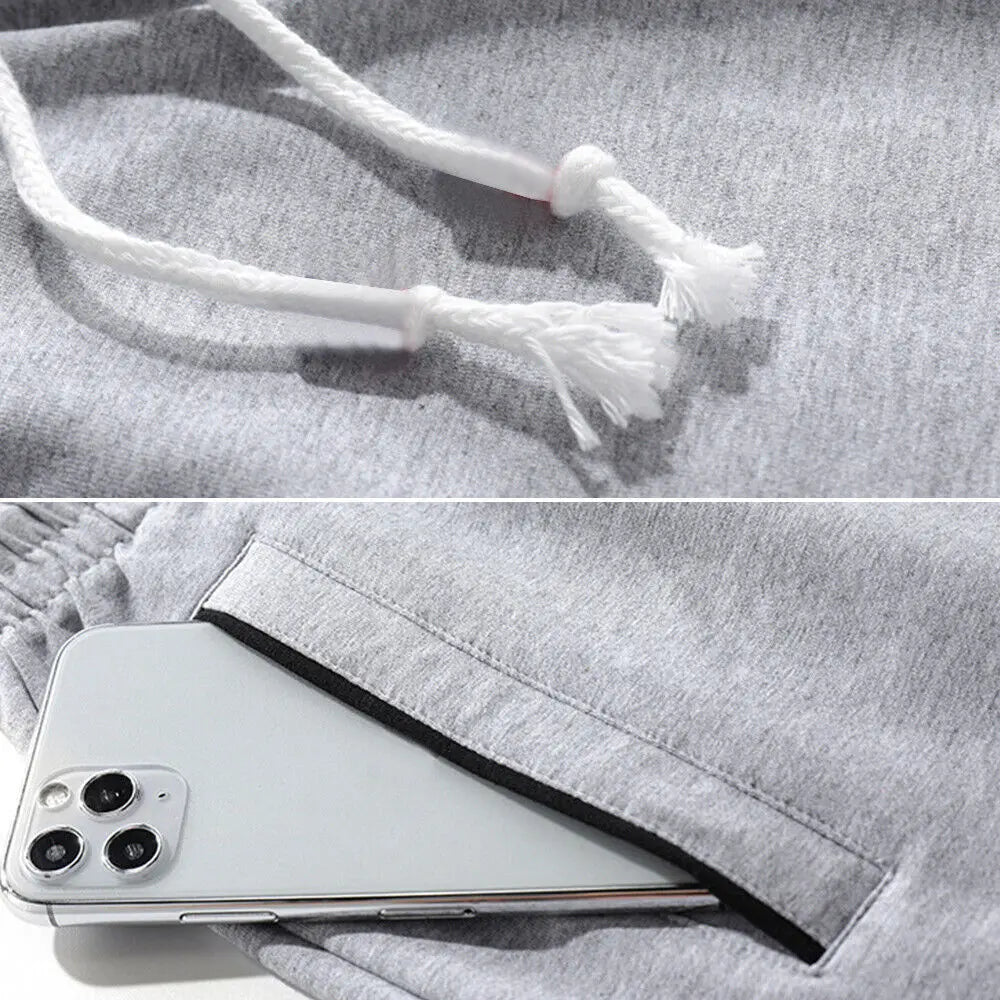 Men Summer Casual Shorts Breathable Beach Shorts Comfortable Fitness Basketball Sports Short Pants Male Loose Drawstring Shorts