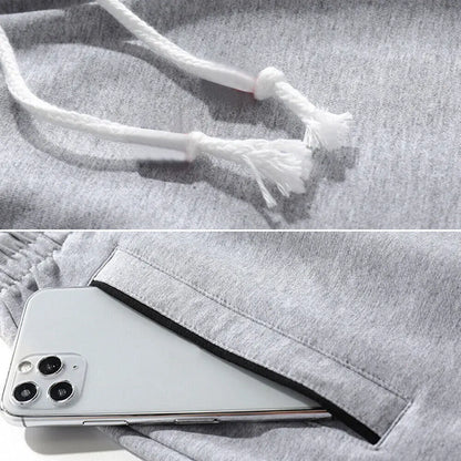 Men Summer Casual Shorts Breathable Beach Shorts Comfortable Fitness Basketball Sports Short Pants Male Loose Drawstring Shorts