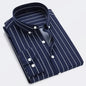 Brand New Men Shirt Male Dress Shirts Striped Men's Casual Long Sleeve Business Formal Plaid Shirt camisa social