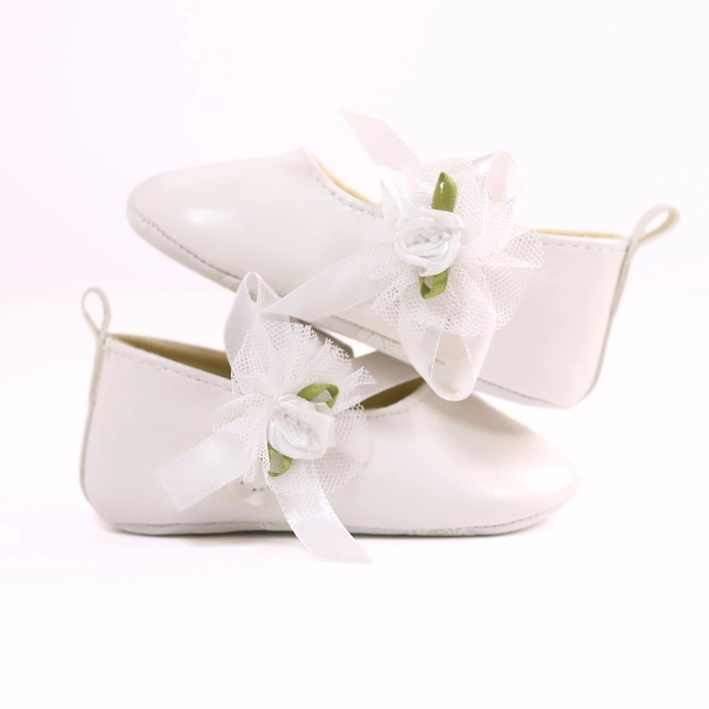 RABEISIR Baby toddler shoes, fashionable rose flower baby girl casual step shoes, light and non-slip, suitable for daily