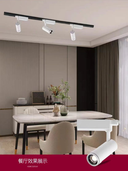 LED Focusing Exhibition Spotlight Shop Gallery Museum Adjustable Angle Wall Wash Light