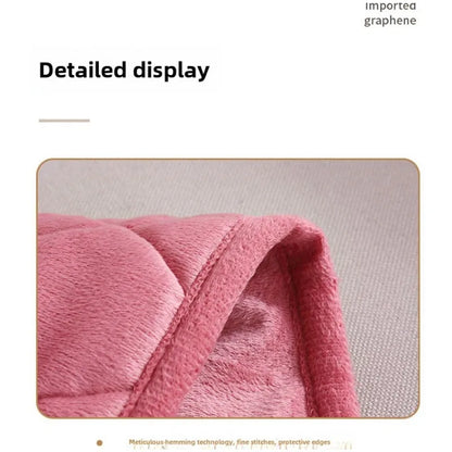 NEW USB Warmer Blankets Winter Shawl Heated Blanket Washable Thermal Heated Blanket Body Thicker Heater Bed Warmer Machine