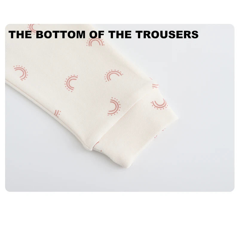 Kiddiezoom 5 Pcs Fashion Baby Boy Girl Pants 0-12Months 100%Cotton Soft Newborn Leggings