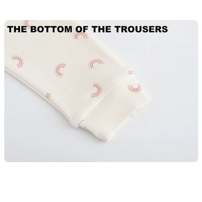 Kiddiezoom 5 Pcs Fashion Baby Boy Girl Pants 0-12Months 100%Cotton Soft Newborn Leggings