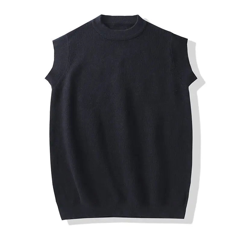 Men Knit Sweater Vest ins sweater vest Korean fashion clothes