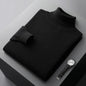 Autumn and winter new 100% merino cashmere sweater men's knitted pullover padded warm turtle neck fashion loose plus size coat