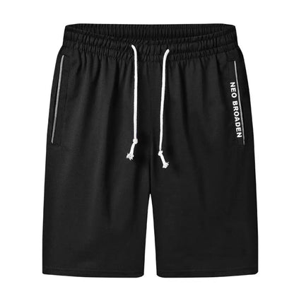 Men Summer Casual Shorts Breathable Beach Shorts Comfortable Fitness Basketball Sports Short Pants Male Loose Drawstring Shorts