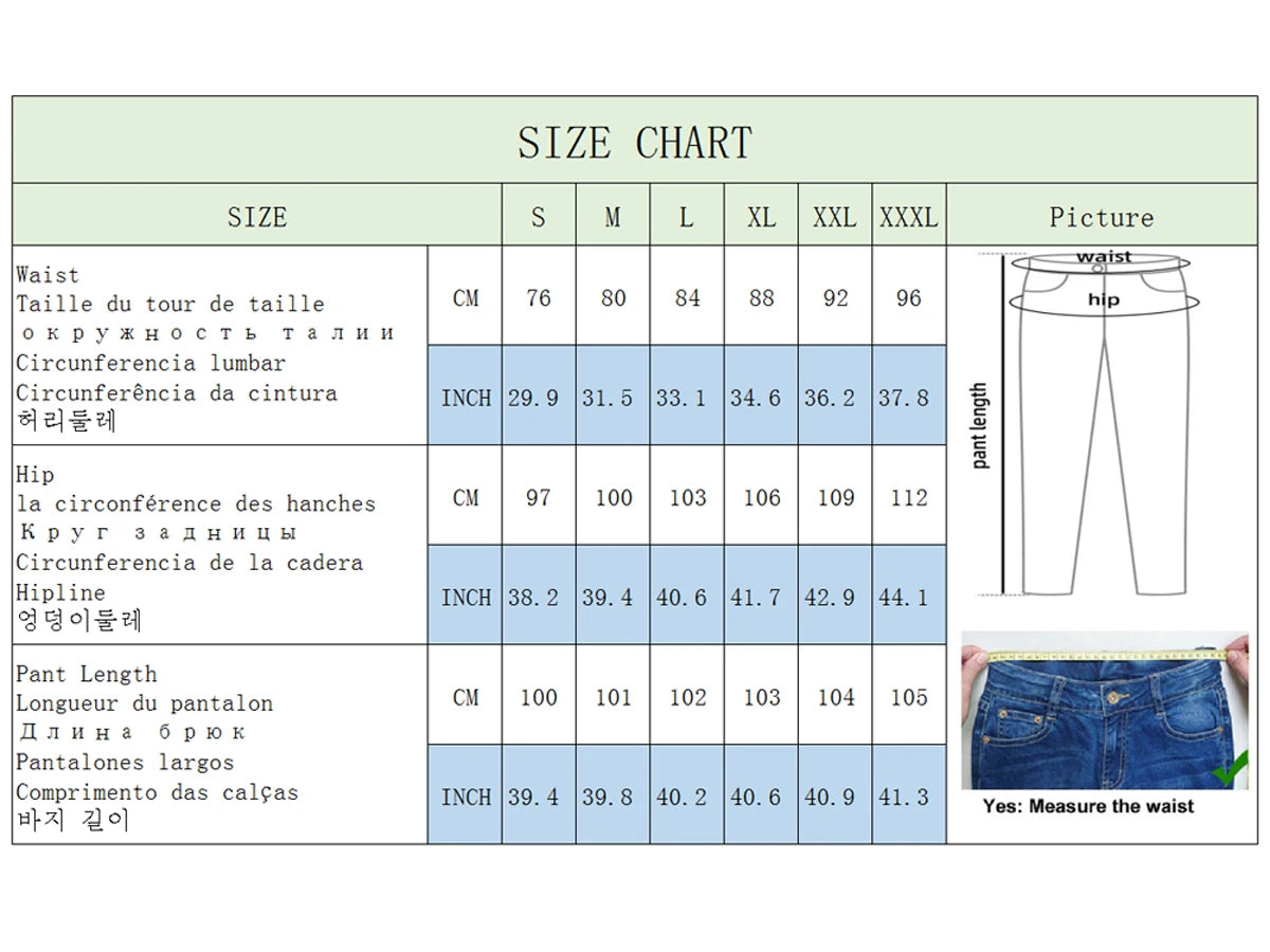 Man Pants Retro Washing Zipper Stretch Jeans Casual Slim Fit Trousers Male Plus Size Pencil Pants Denim Skinny Jeans for Men