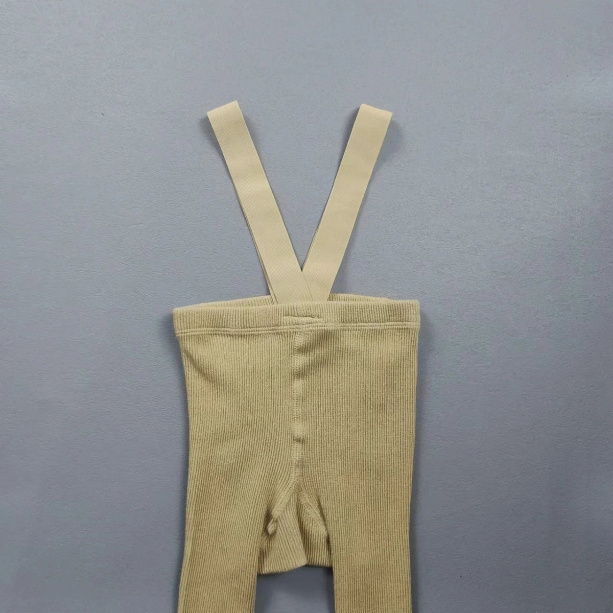 Baby Children's Pantyhose Spring And Autumn Female Baby Cute Solid Color High Waist High Elastic Overall Leggings Bib