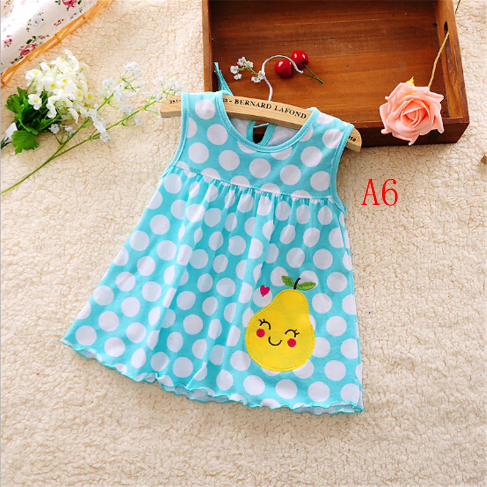 Hot sale Cotton Romper Dress Baby Girls Sister Kids Dresses Cotton Newborn Cestume Regular Sleeveless A-Line Girl Dresses