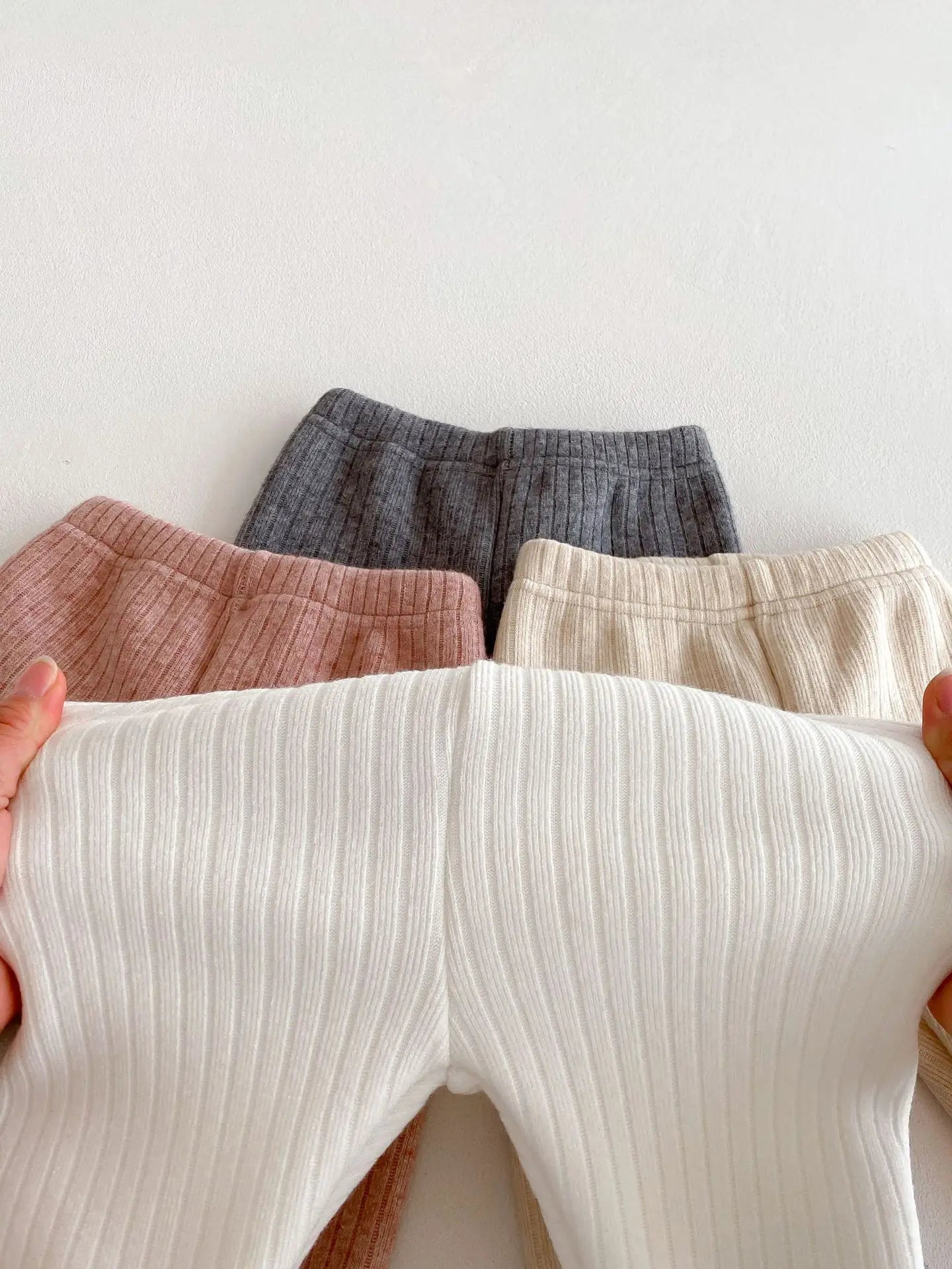 2025 Winter New Baby Plus Velvet Thick Leggings Cotton Girls Cute Bow Warm Trousers Infant Fleece Casual Pants Toddler Clothes