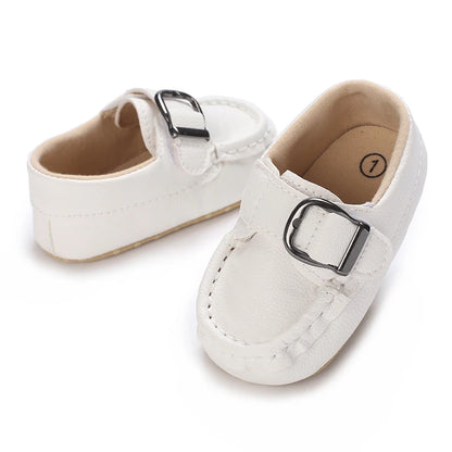 0-18M Baptism Newborn Baby Pre walker Girls Boys Casual Shoes Leather Non-Slip Soft-Sole Infant Toddler First Walkers