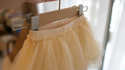 MILANCEL New Autumn Baby Children's Skinny Pants Culotte 1-4Y Girls Sweet Mesh Skirt Leggings Kids Trousers