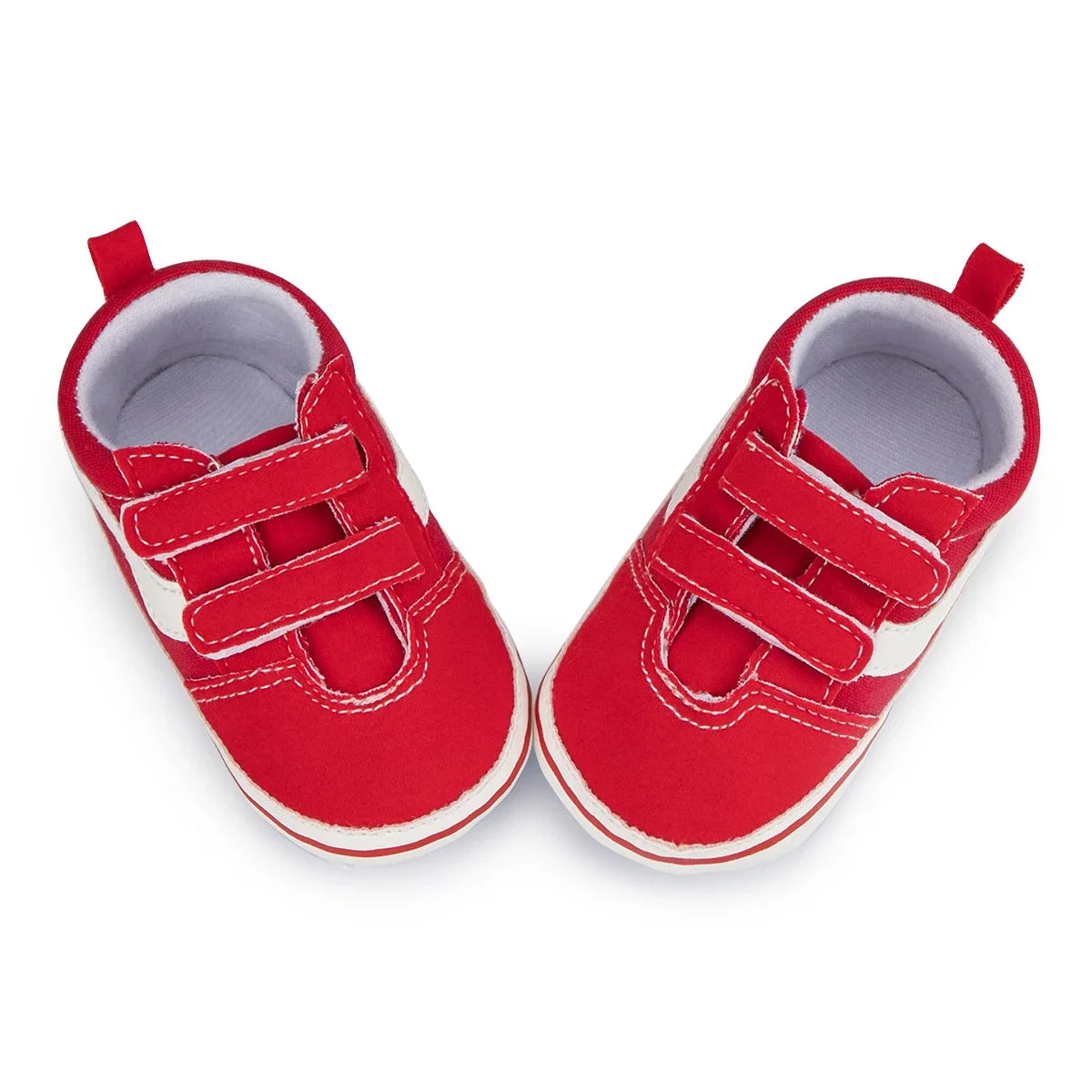 2025 Baby Canvas Sneakers Classic Stripes Casual Baby Boy Girl Shoes Anti-slip Soft First Walkers Infant Baby Unisex Shoes