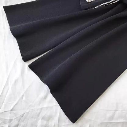 Women Casual Knitted 2 Pieces Sets Korean Cropped Knitwear Sweater Cardigan Tops Conjuntos High Waist Ankle Length Pants Suits