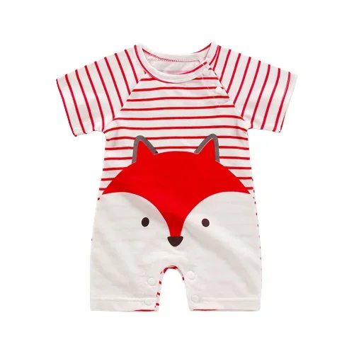 Newborn Baby Clothing Boy Girl baby clothes items Cotton Bodysuit Summer Short Sleeve Romper Infant Toddler sleepwear