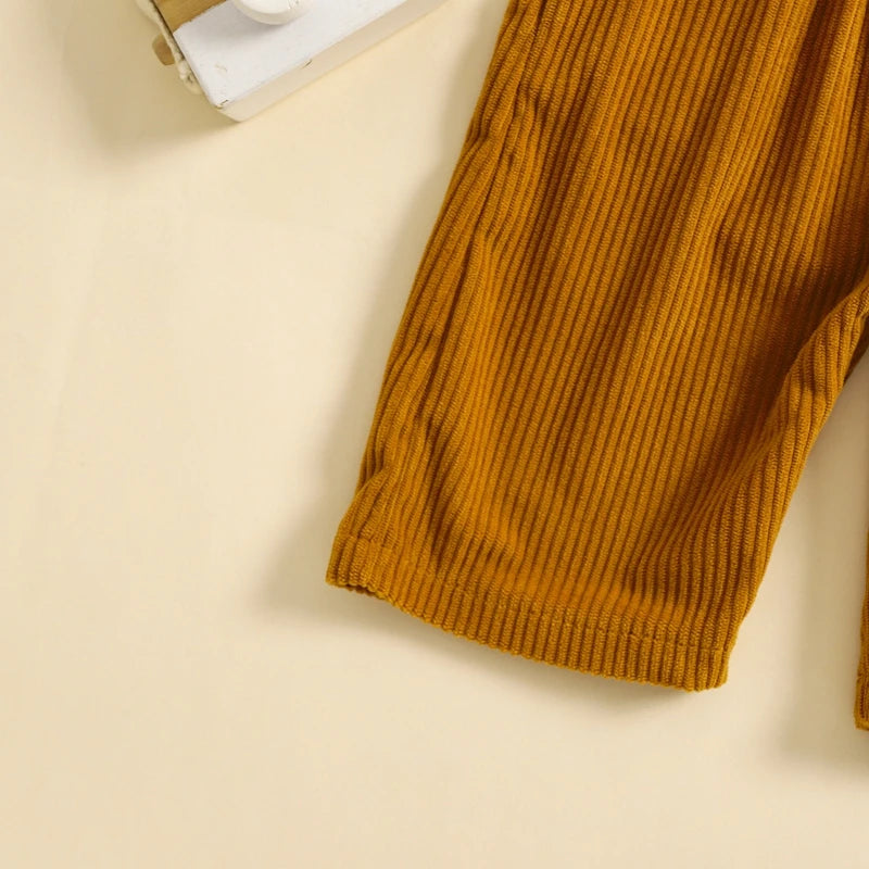 2025 Lorrainian 3-24M Baby Girl Summer Overalls Infant Wide Leg Solid Color Jumpsuit Front Pocket Suspender Pants Outfits