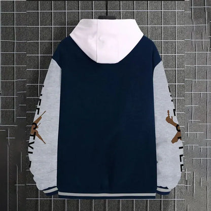 2025 New Jacket Coat Letter Printed  Wear Men Baseball Jacket Casual Long Sleeve Stand Jackets Men's Coats Sweatshirts Outerwear