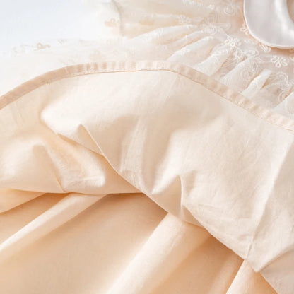 Summer Lace Flowers Baby Dress 1 Year Birthday Princess Toddler Girls Ballgown Dresses