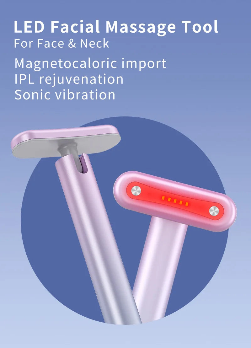 Convenient Beauty Equipment  Home Heating Eye Cream Introduction Device  Fade Eye Micro Current  Eye Massage Beauty Device