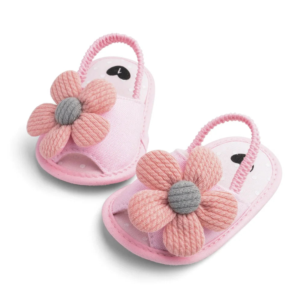 Summer New Sunflower Baby Sandals Soft Bottom Baby Toddler Shoes 0-1 Years Old Baby Girls  Baby Shoes Girls  Baby Boy Shoes