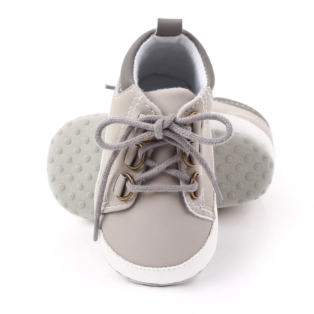 Shoes Baby Boy Newborn Infant Toddler Casual Comfort Cotton Sole Anti-slip PU Leather First Walkers Crawl Crib Moccasins Shoes