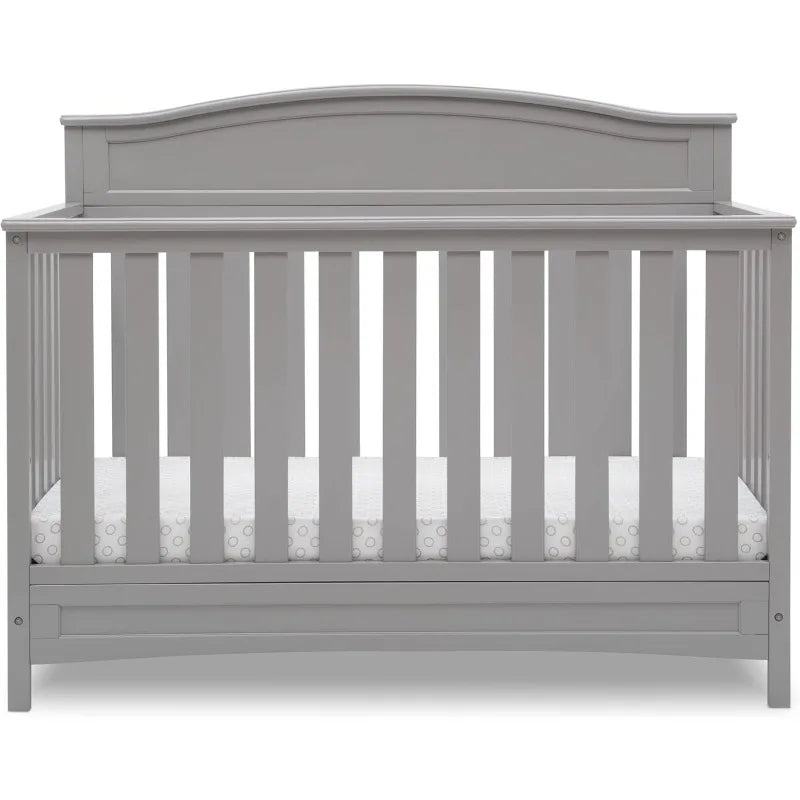 Children Emery 4-in-1 Convertible Baby Crib - Greengard Gold Certified, Dark Chocolate