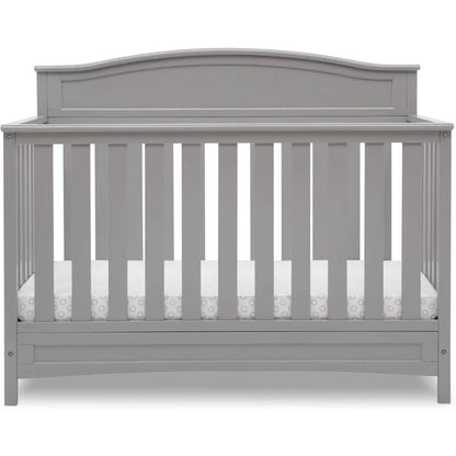 Children Emery 4-in-1 Convertible Baby Crib - Greengard Gold Certified, Dark Chocolate