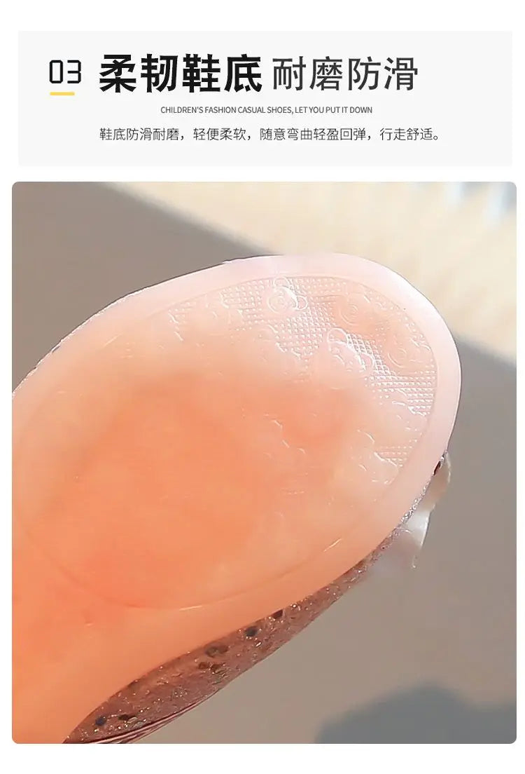 Disney Frozen Elsa Shoes For Girls Children Cartoon Princess Flats Kids Beach Home Shoes Inside Outside Slippers Size 26-36