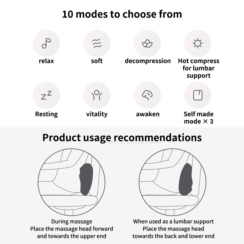 Xiaomi Mijia Smart Waist Massager Back Massager Hot Compress Shoulder and Neck Massage ulti-gear Adjustment MiHome APP Control