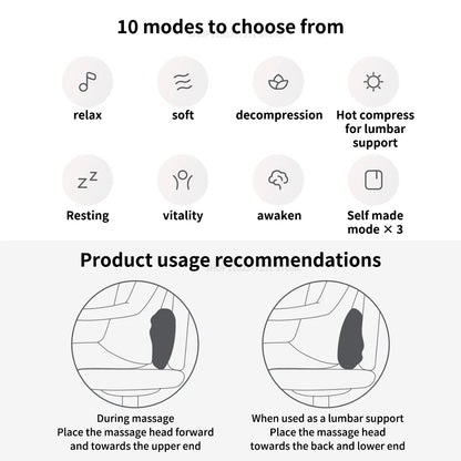 Xiaomi Mijia Smart Waist Massager Back Massager Hot Compress Shoulder and Neck Massage ulti-gear Adjustment MiHome APP Control