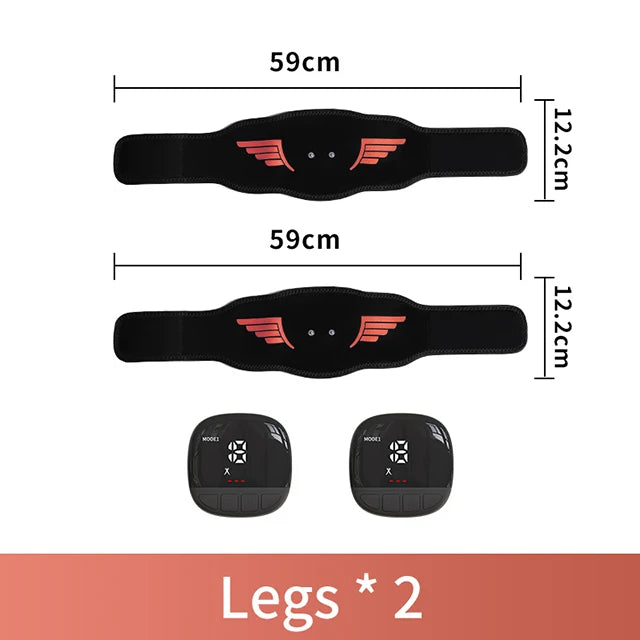 Smart EMS muscle stimulator; home muscle exercise massager; fat burning fitness device