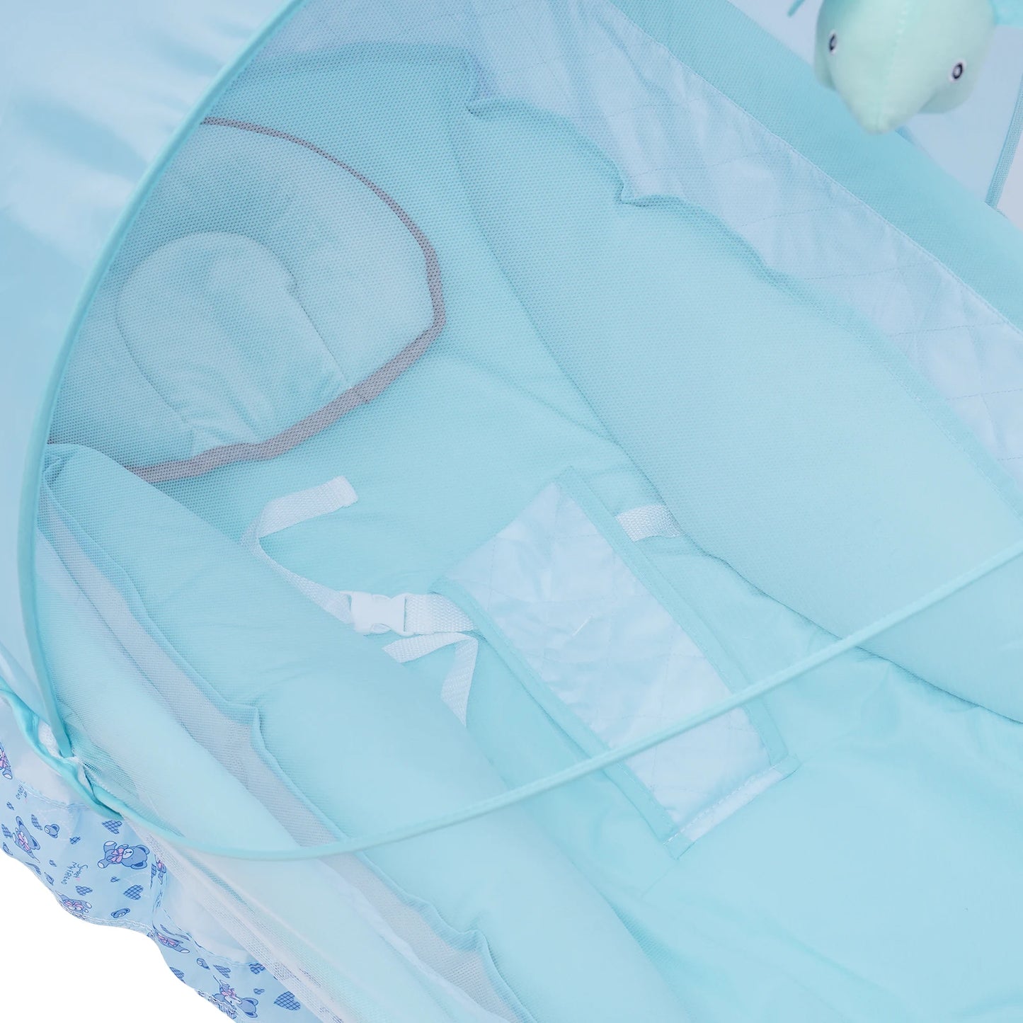 5 Gears Electric Auto-Swing Baby Crib Cradle Sleep Bed Infant Rocker + Net Music Bluetooth Music Adjustable+ Mat