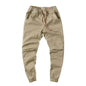 Stylish Joggers Pants Sporty Pure Color Slim Pants Solid Color Male Men Cargo Pants Men Clothes