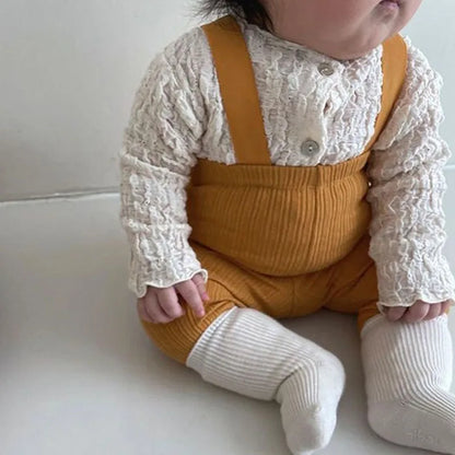 Toddler Baby Boys Girl Casual Pants Spring Autumn Baby Boys Girls Jumpsuit Overall Infant Baby Girls Boys Suspender Pants