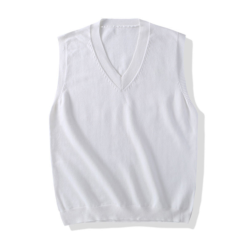 Men Knit Sweater Vest ins sweater vest Korean fashion clothes