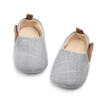 Meckior Casual Baby Boys Girls Shoes Soft Sole Rubber First Walkers Non-slip Solid Color Outdoor Infant Newborns Crib Shoes
