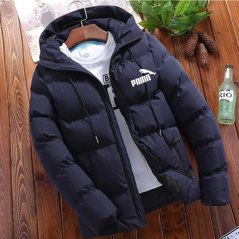 2025 Spring and Autumn New Men's Windproof Zipper Leisure Trendy Fashion Item High Quality Hooded Baseball Outdoor Sports Jacket