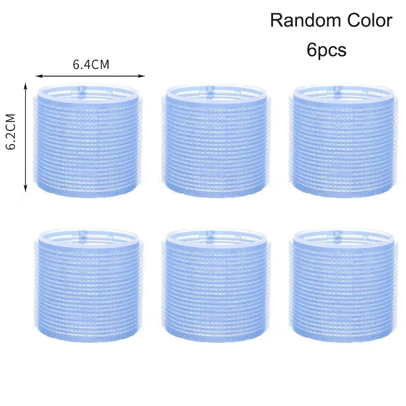 Hair Rollers Self Grip Hook Hair Curlers Heatless Roller Salon Dressing Curlers Jumbo Size Sticky Hair Styling Tools