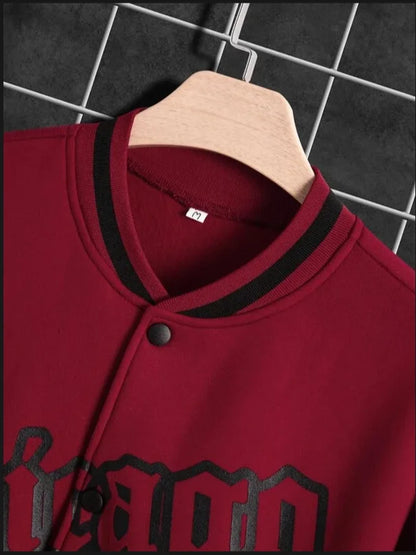 2025 New Jacket Coat Letter Printed  Wear Men Baseball Jacket Casual Long Sleeve Stand Jackets Men's Coats Sweatshirts Outerwear