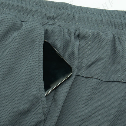 Goku Anime Running Shorts Men Fitness Gym Training 2 in 1 Sports Shorts Quick Dry Workout Jogging Double Deck Shorts